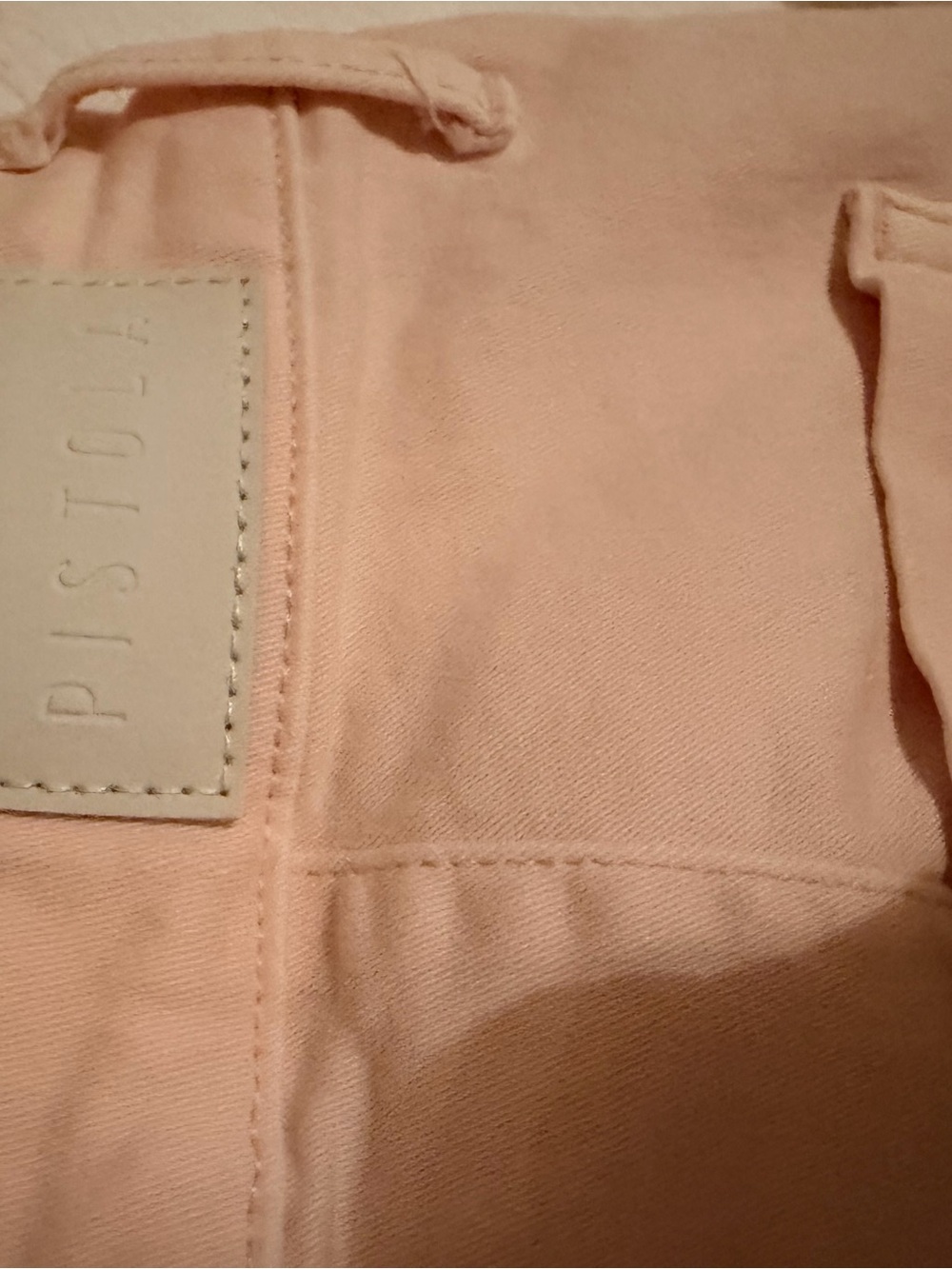 pistola Light Blush Pink Denim Piece - Picture 3 of 5